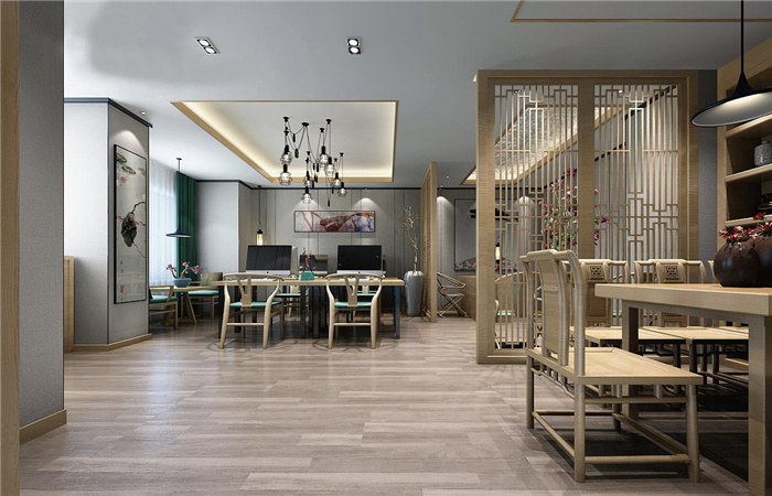 盤點(diǎn)新中式辦公室設(shè)計(jì)案例，感受一下別樣的風(fēng)情魅力！