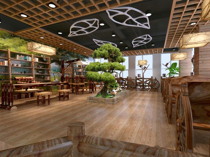 中式辦公室裝修，古樸典雅不過時！