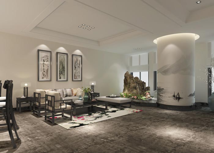 中式風格辦公室裝修，展現(xiàn)獨特的東方美感